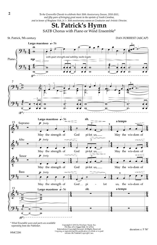 St Patrick's Hymn