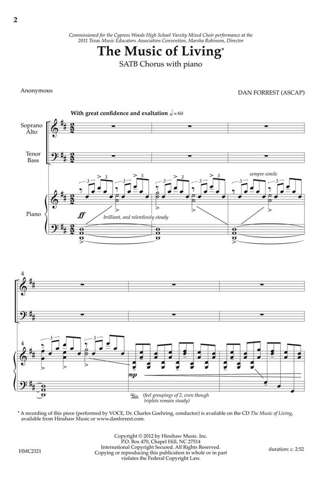 The Music Of Living