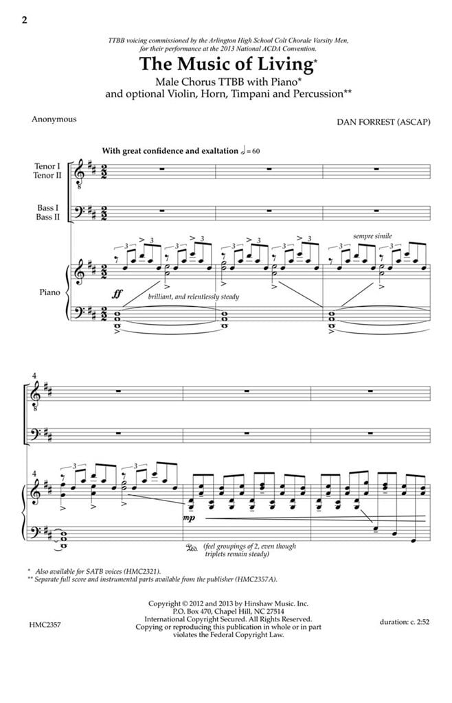 The Music Of Living
