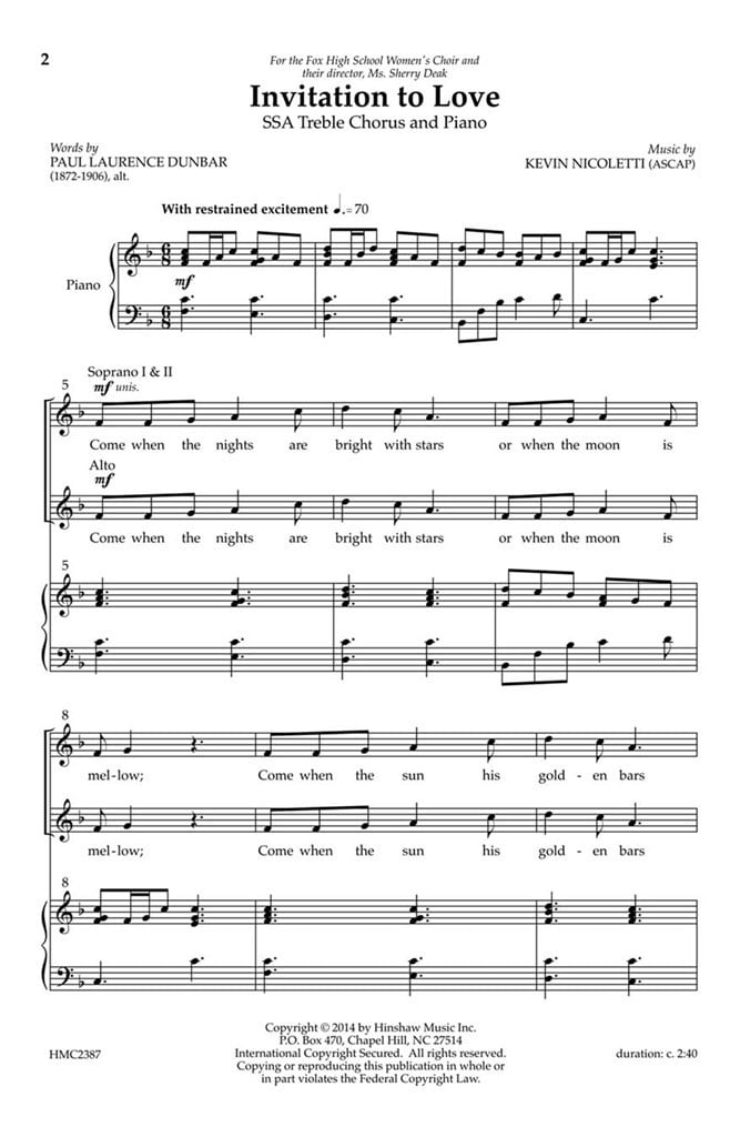 Invitation To Love