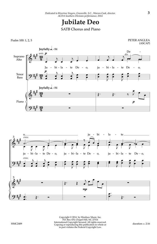 Jubilate Deo