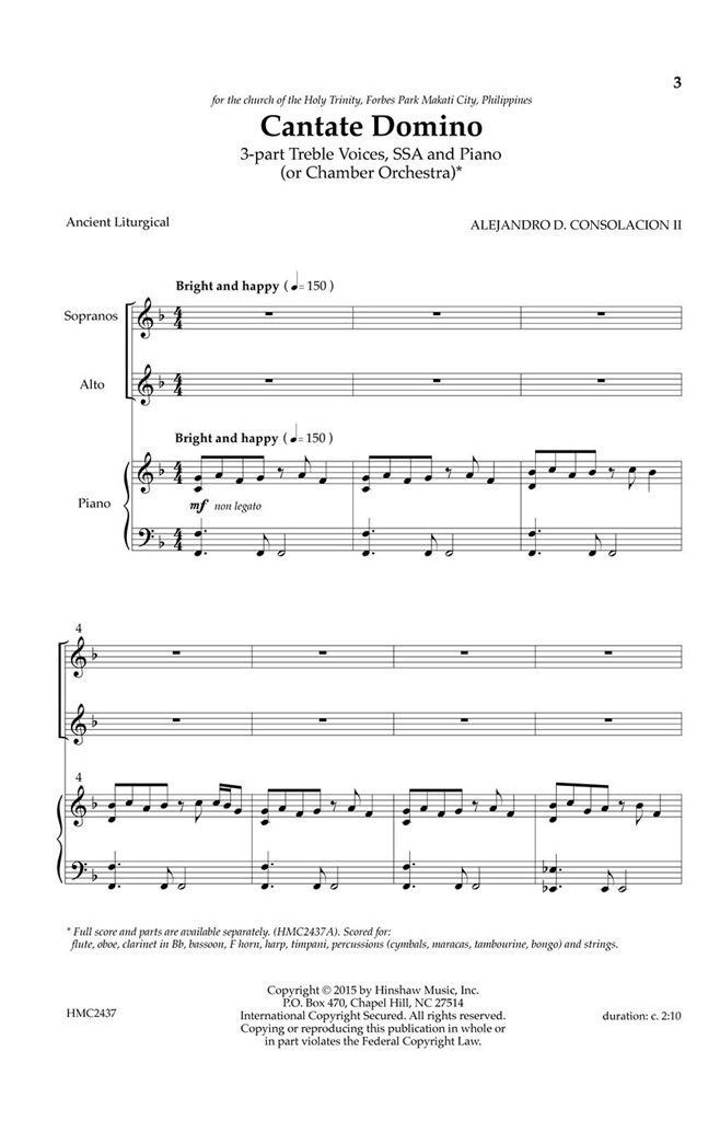 Cantate Domino