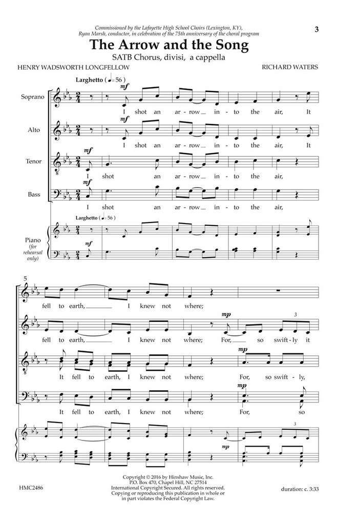The Arrow and the Song