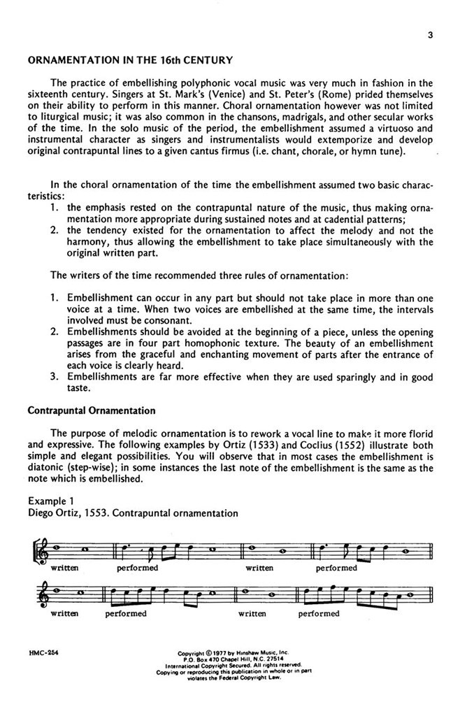 Choral Ornamentation