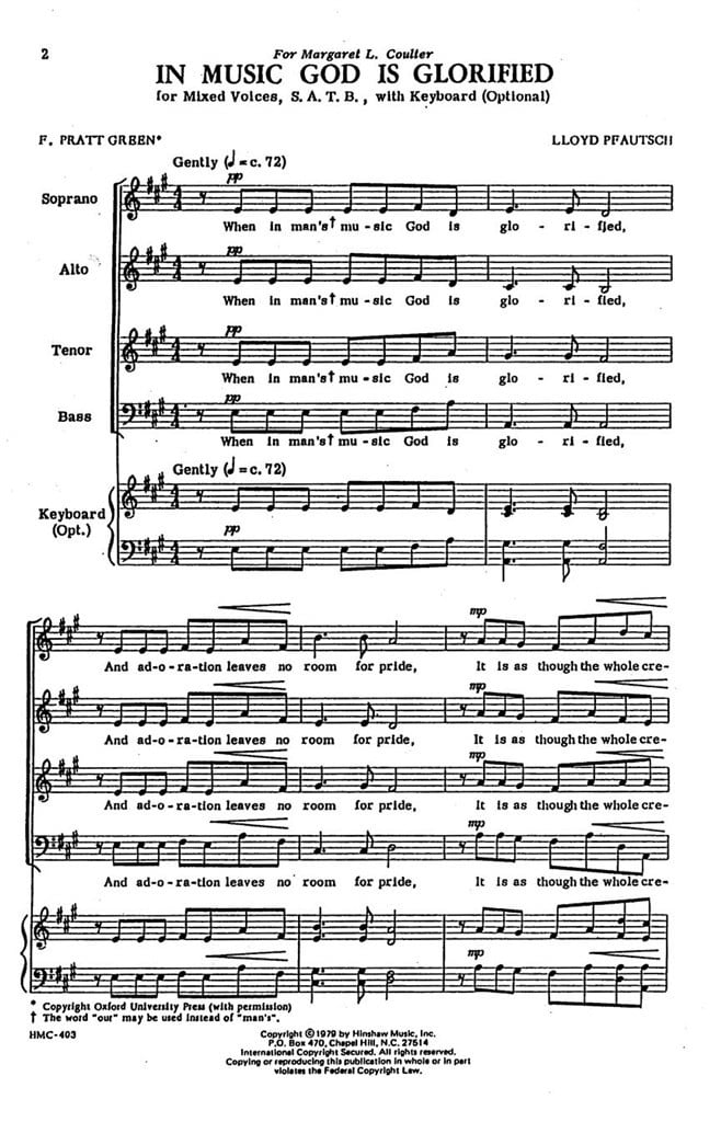 In Music God Is Glorified