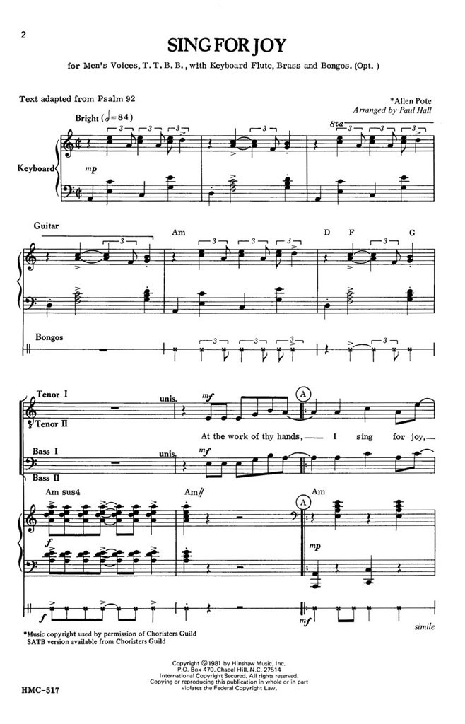Sing For Joy