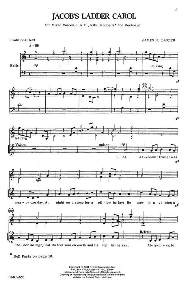 Jacob's Ladder Carol