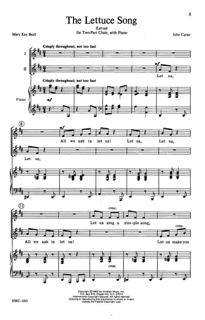 The Lettuce Song