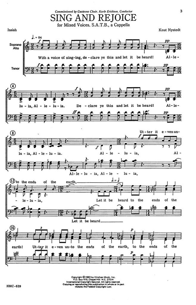 Sing And Rejoice