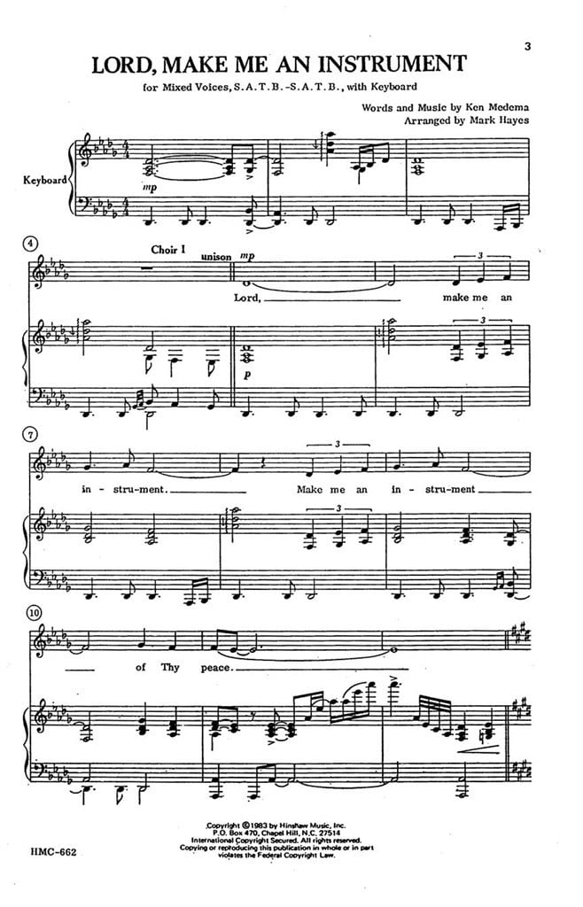 Lord, Make Me An Instrument