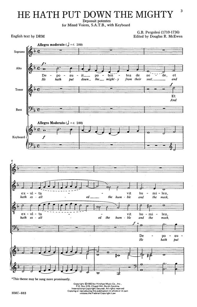 He Hath Put Down The Mighty