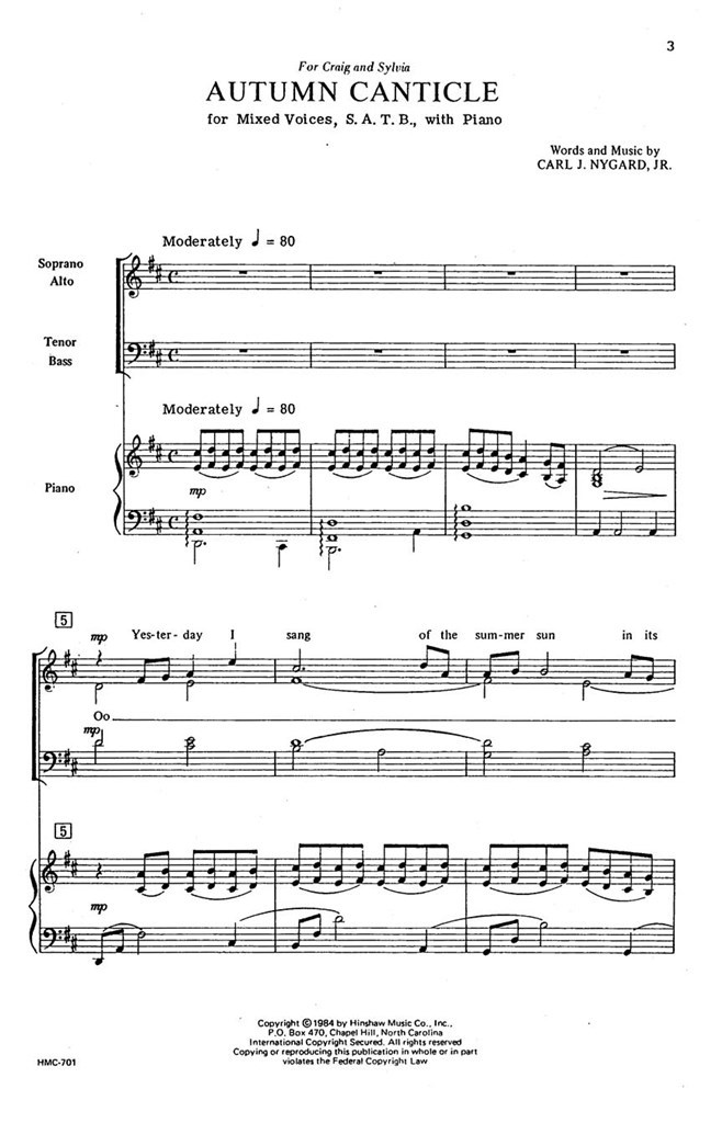 Autumn Canticle