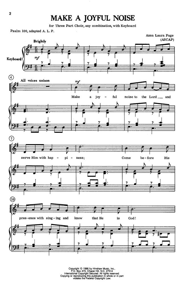 Make A Joyful Noise
