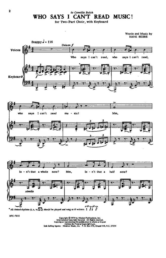 Who Says I Can't Read Music!