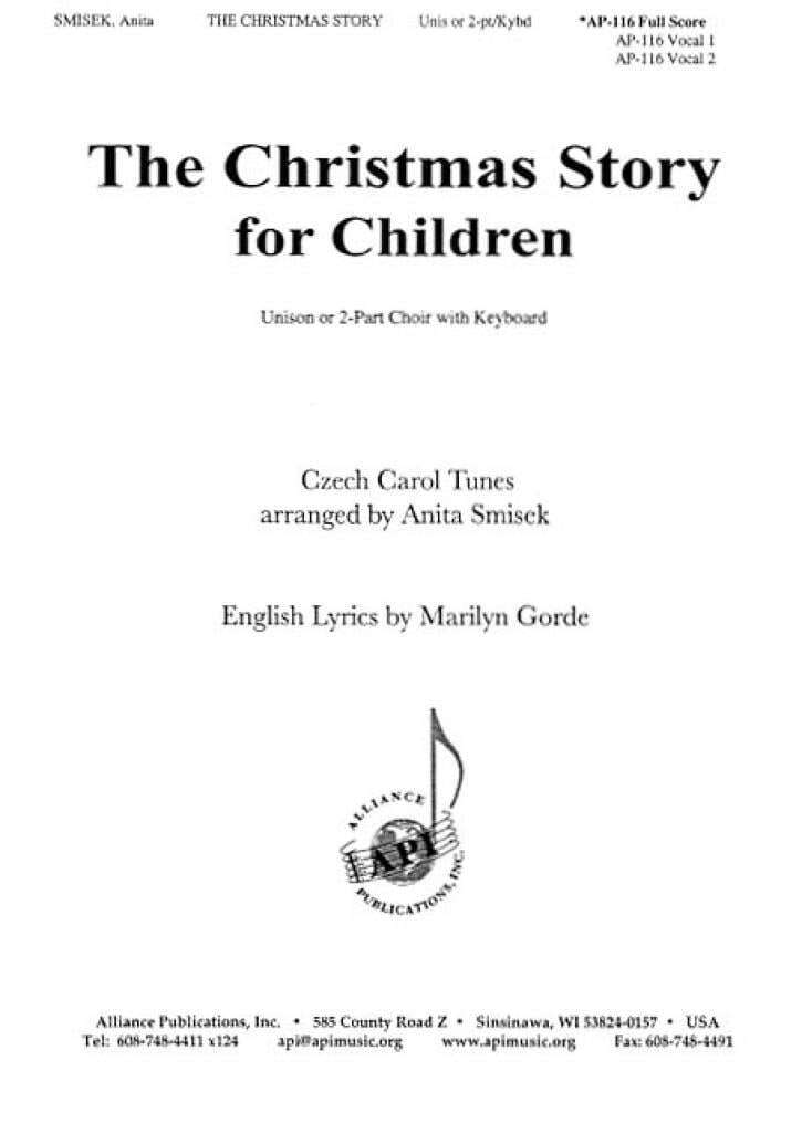 The Christmas Story For Children - 1-2 Pt Voc