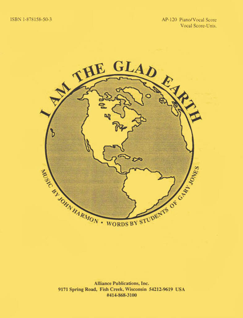 I Am The Glad Earth - Harmon - Solo Pno