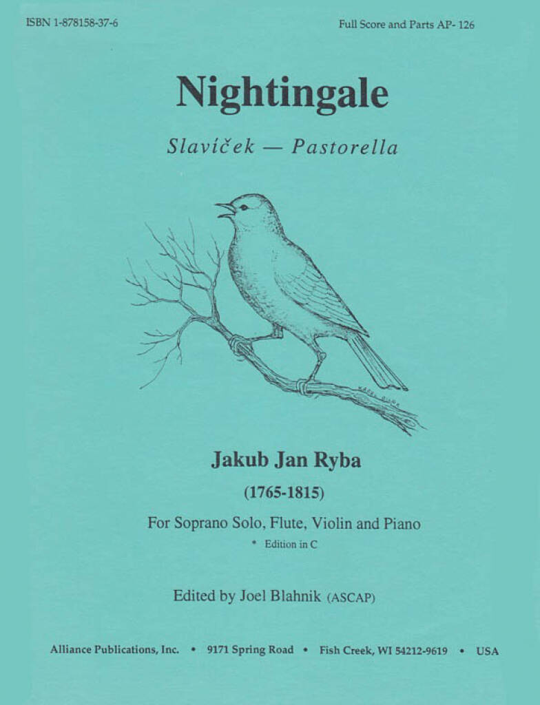 Nightingale - Slavicek - S-fl-vln-pno