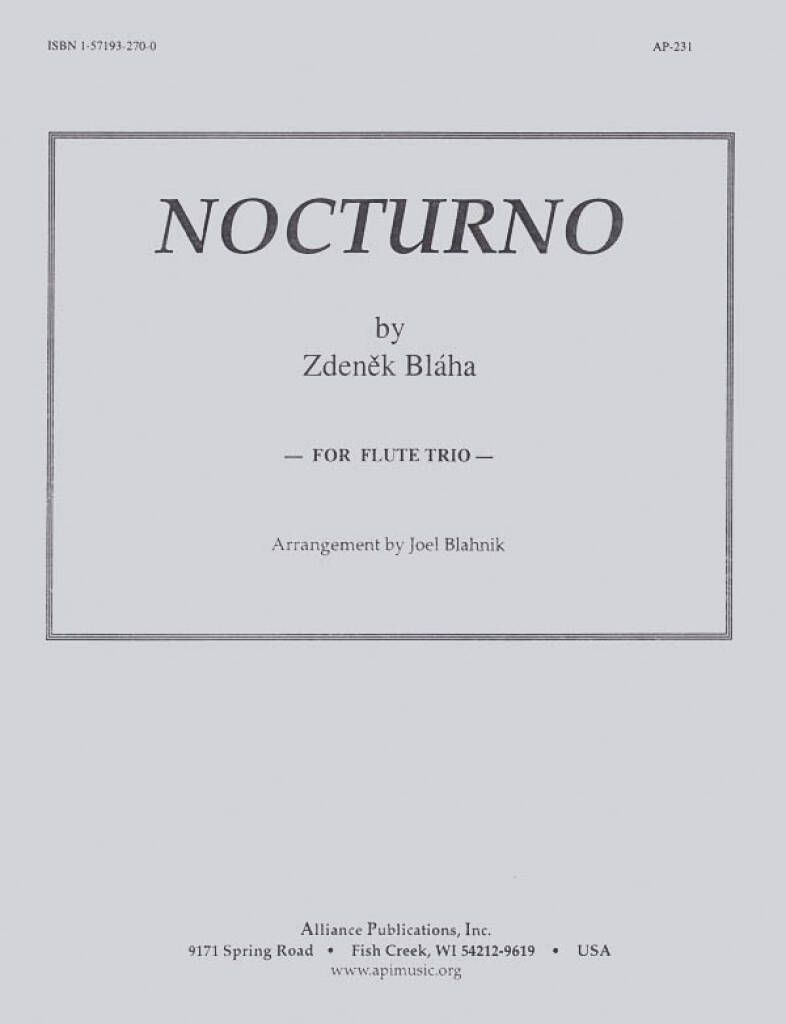 Nocturno - Flute Trio
