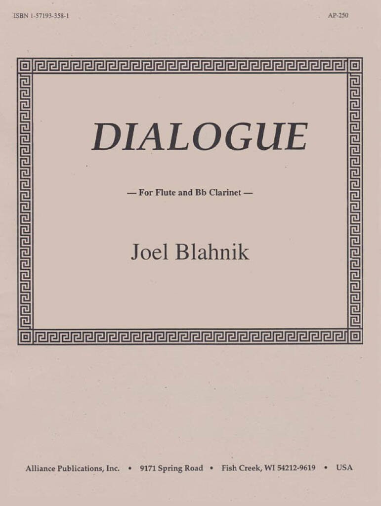 Dialogue - Fl & Clnt
