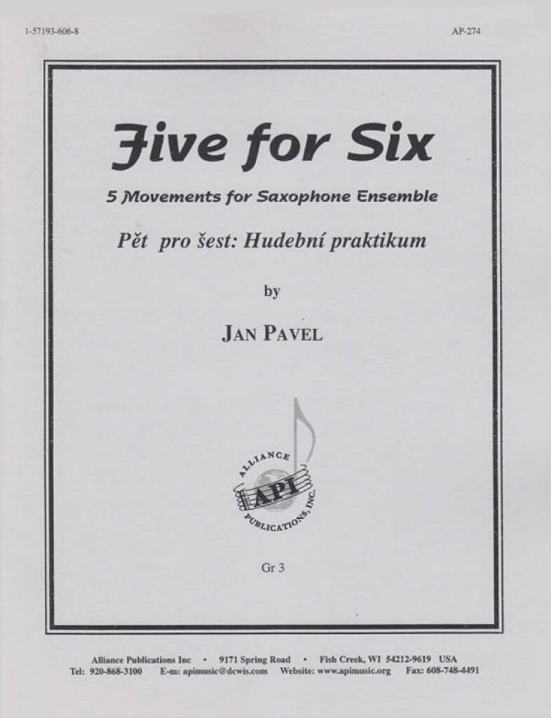 Five For Six - Sax 6