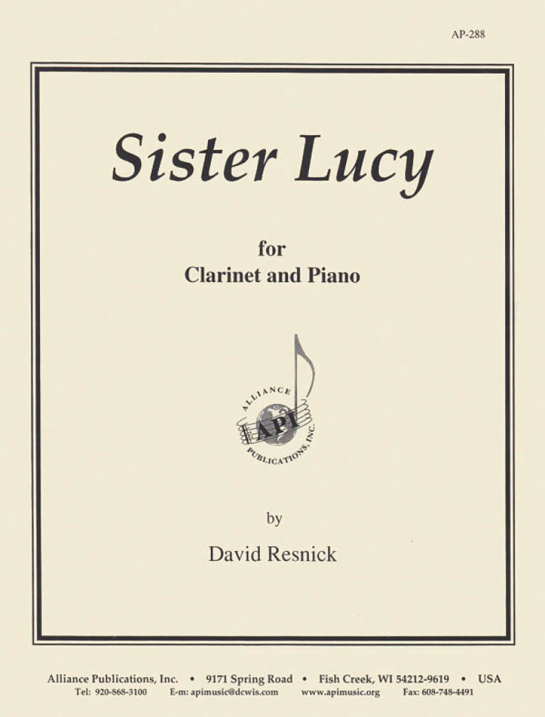 Sister Lucy - Clnt Solo-pno