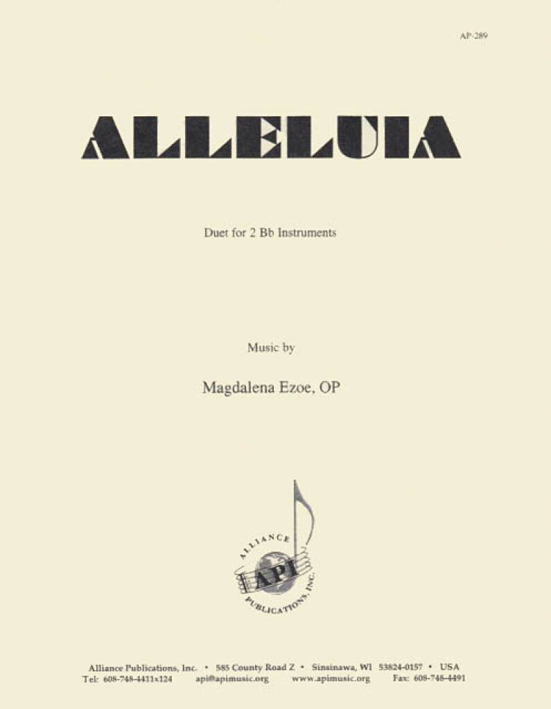 Alleluia For 2 Bb Inst