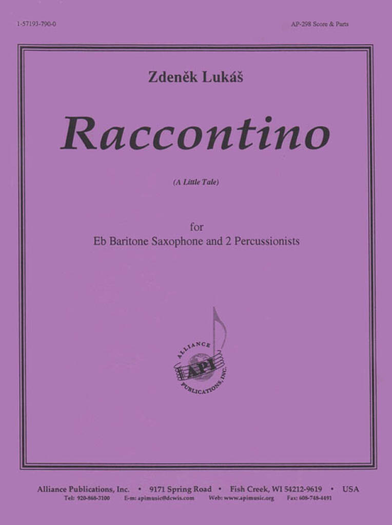 Raccontino -bari Sax & Percn