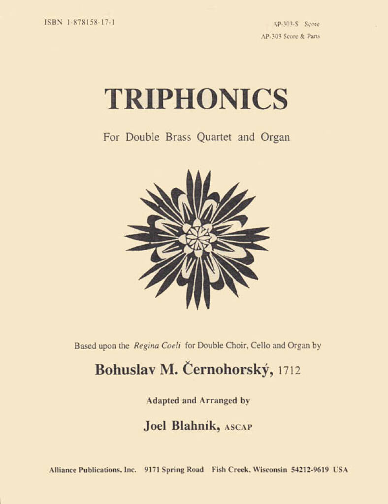 Triphonics (regina Coeli) - Mxd Br Ens-org - Set