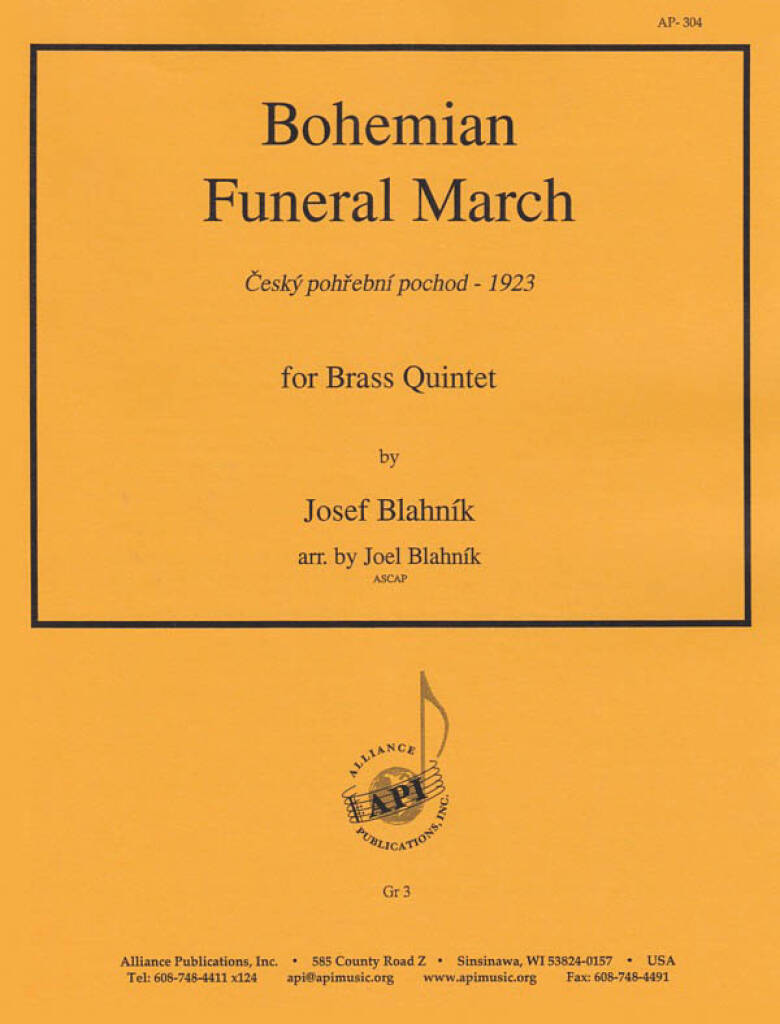 Bohemian Funeral March: Czech Processional - Br 5