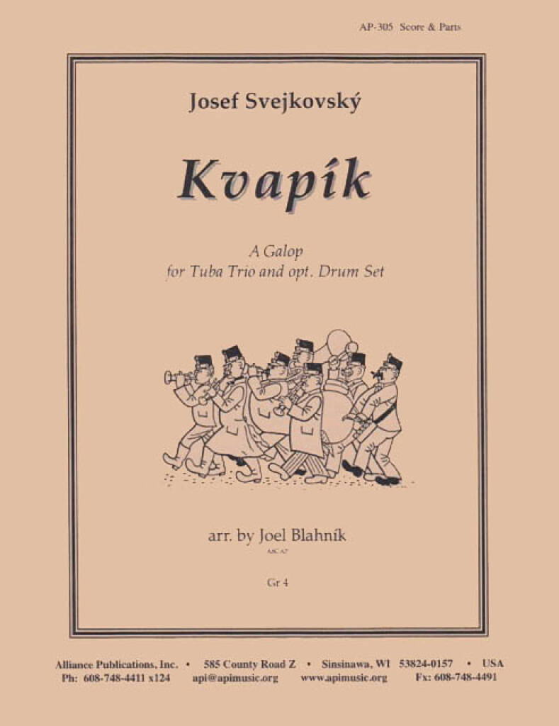 Kvapik - Galop For Tuba Trio & Drum Set