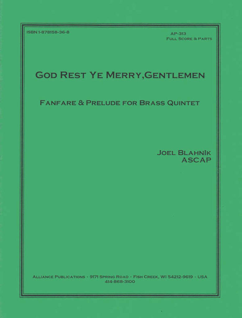 God Rest Ye Merry, Gentlemen - Br 5