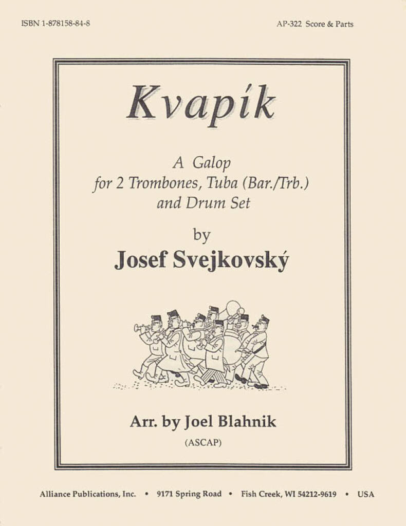 Kvapik - Galop For Trbn, Tba, Dr - Set
