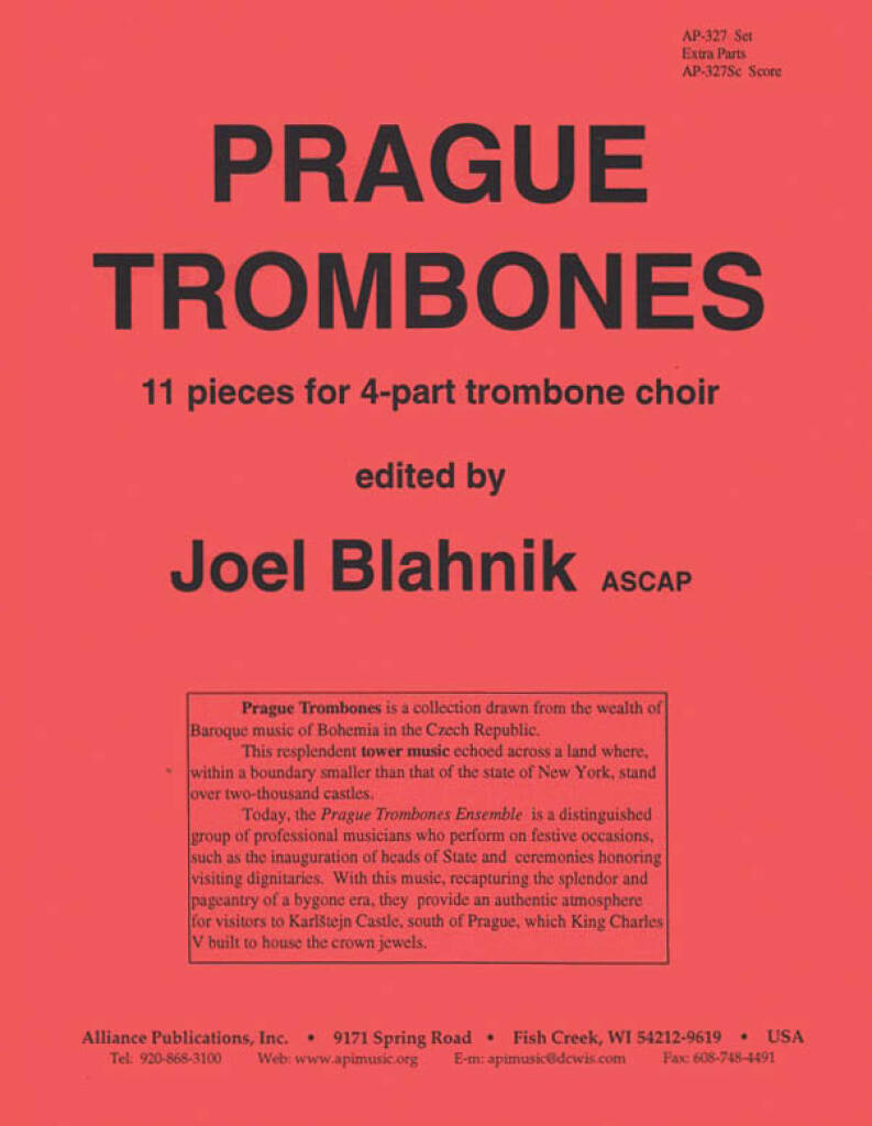 Prague Trombones - Trbn Qt - Sc