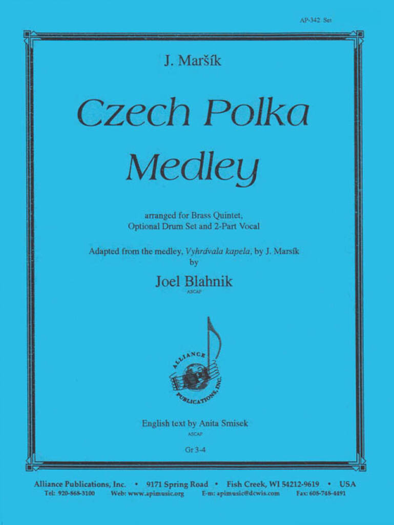 Czech Polka Medley - Br 5 & 2 Voc - Set