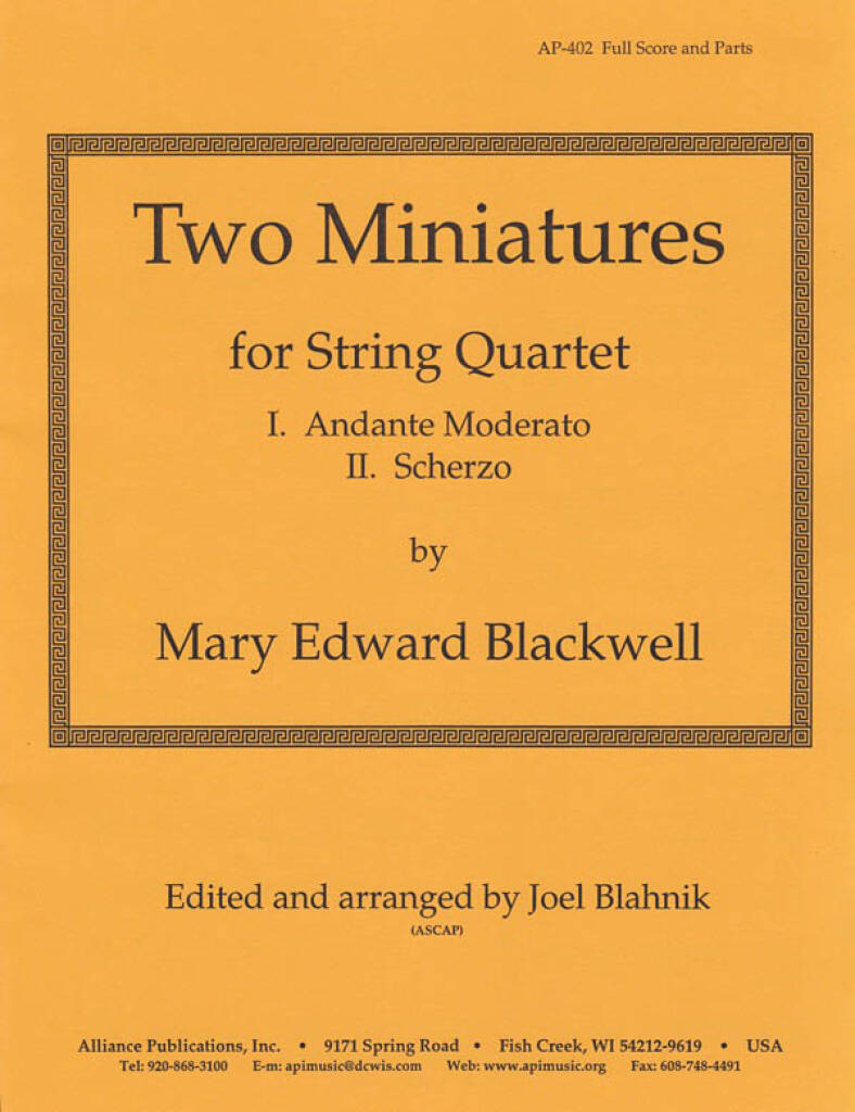 Two Miniatures - Stg Qt