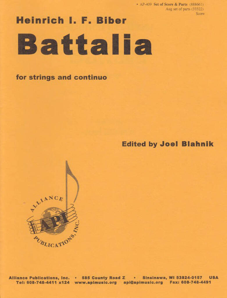 Battalia For Strings (1673) - Set