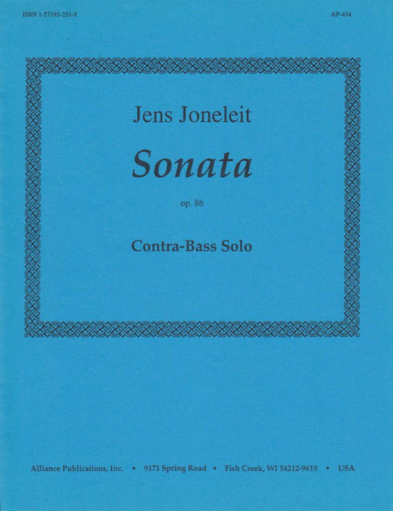 Sonata For Contra-bass, Op. 86