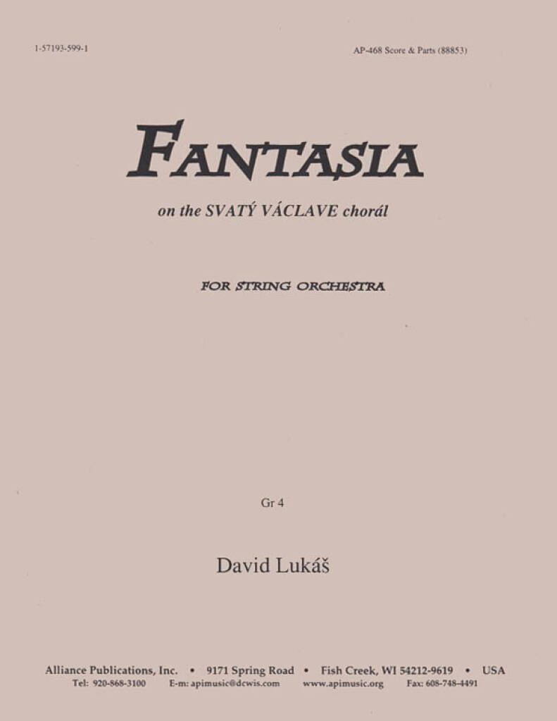 Fantasia On Svaty Vaclave Choral