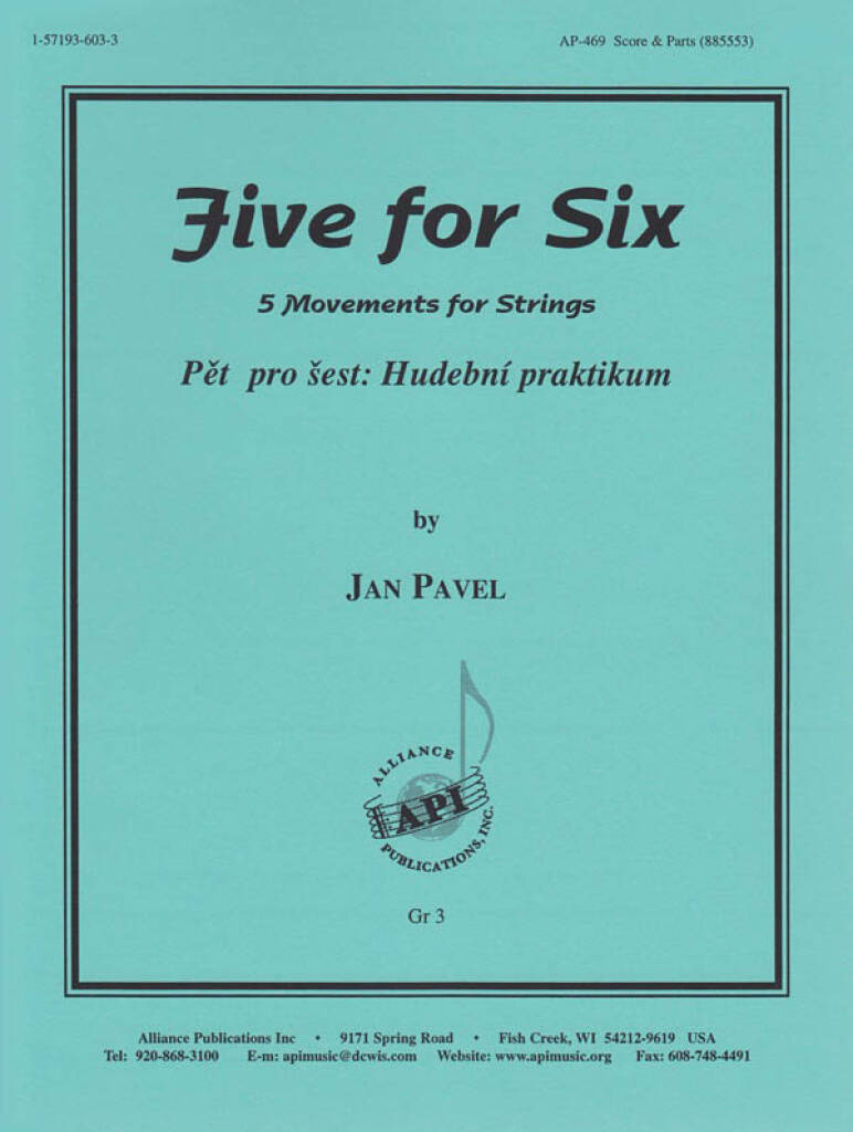 Five For Six - Orch - Stgs - Set
