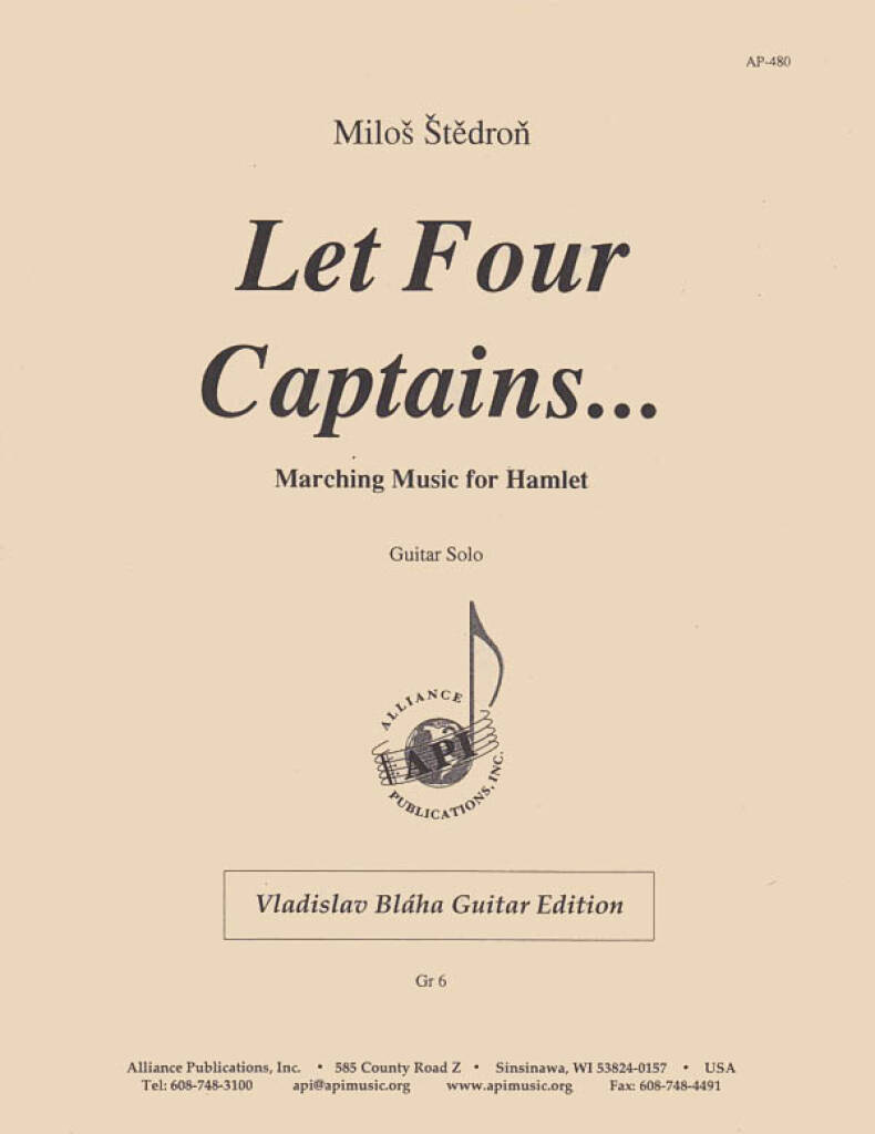Let Four Captains...marching Music - Gtr