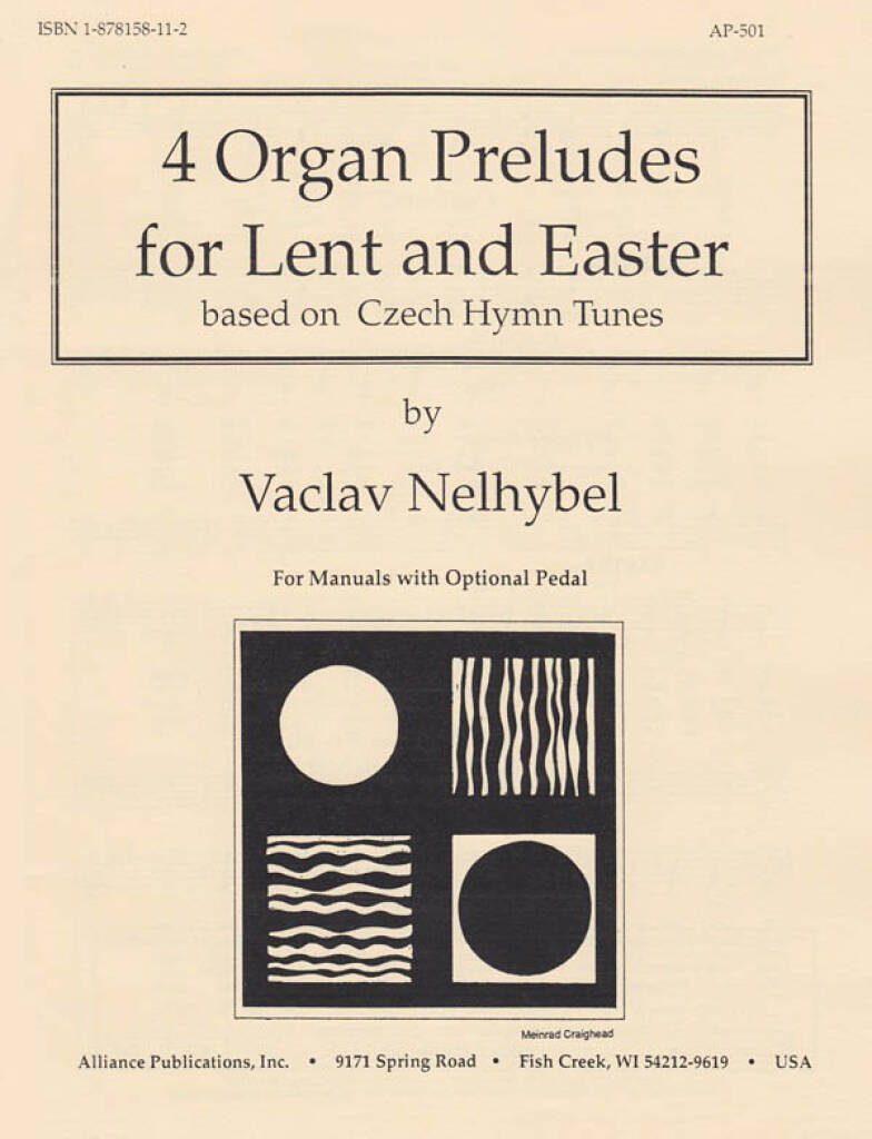 Four Organ Preludes For Lent & Easter