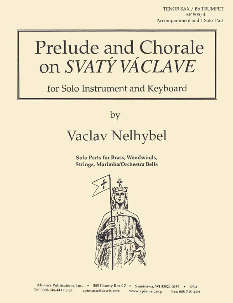 Prelude & Chorale On Sv. Vaclave - Trp-t Sax -pno