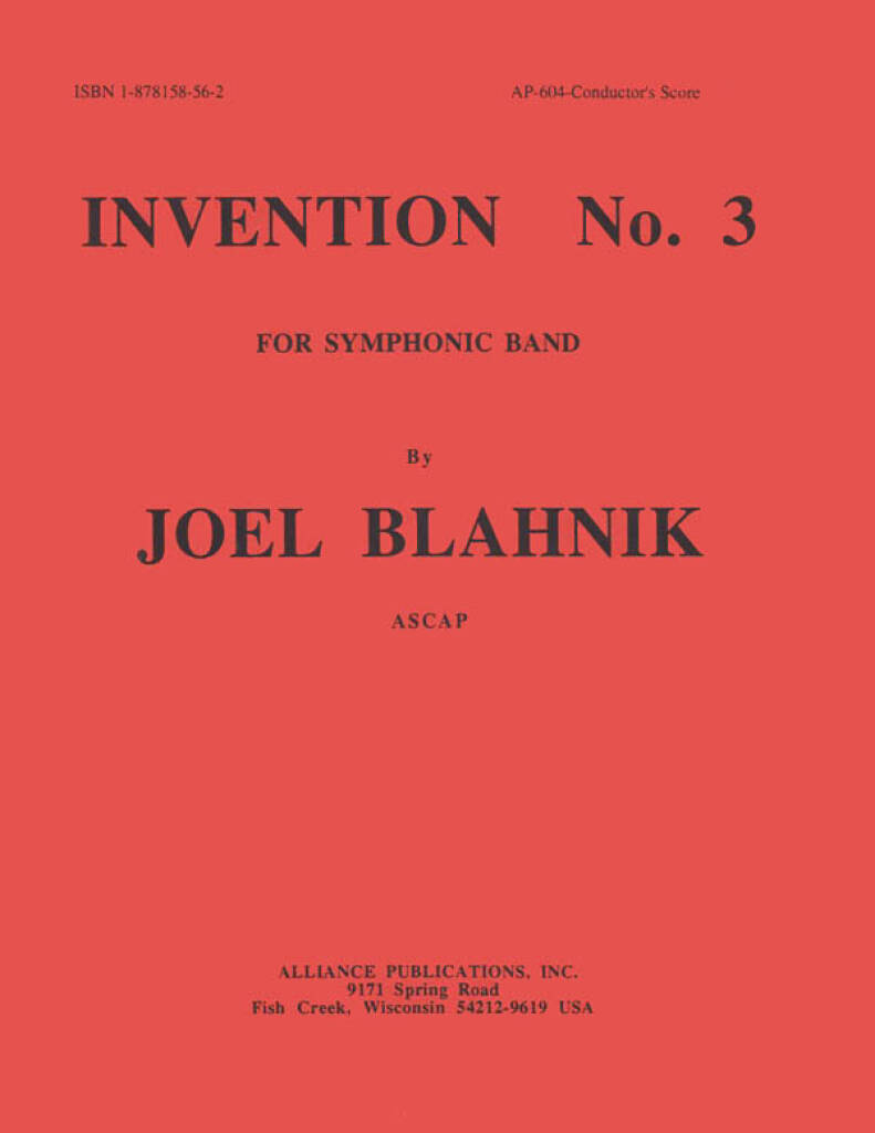 Invention No. 3 - Blahnik - Set