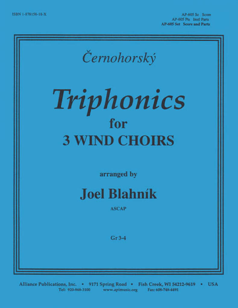 Triphonics For 3 Wind Choirs - Set
