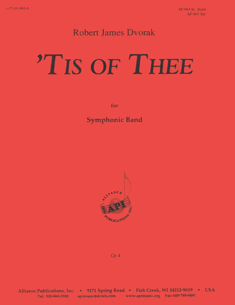 Tis Of Thee - Band Set