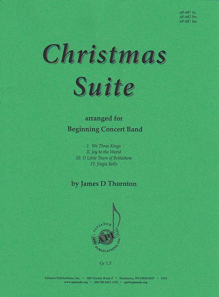 Christmas Suite For Beginning Bd - Set