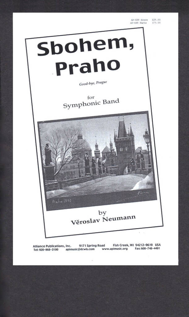 Sbohem Praho (goodbye, Prague) - Band Set