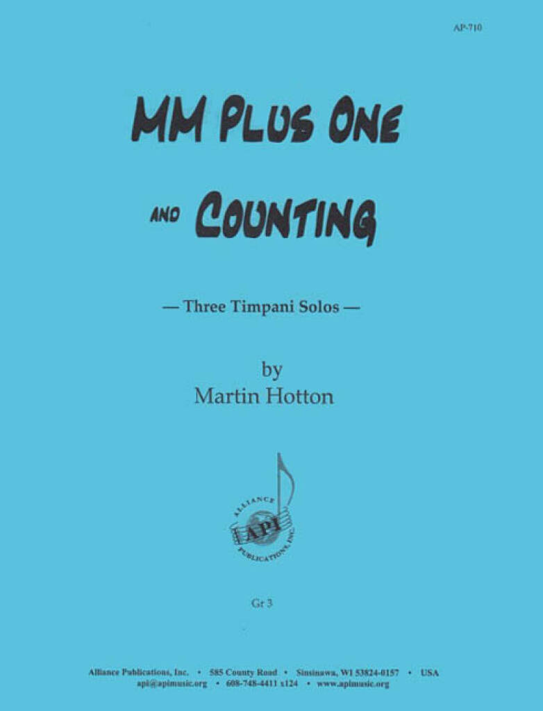 Mm Plus One And Counting - 3 Timp Solos