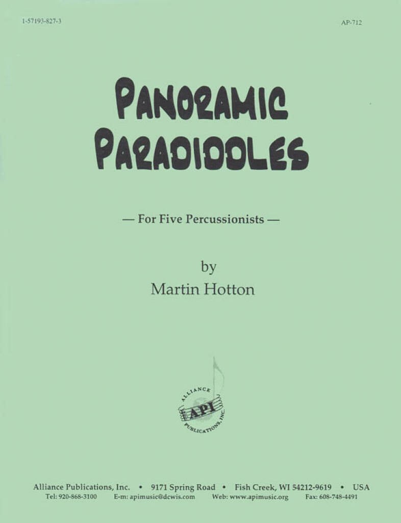 Panoramic Paradiddles For 5 Percussionists