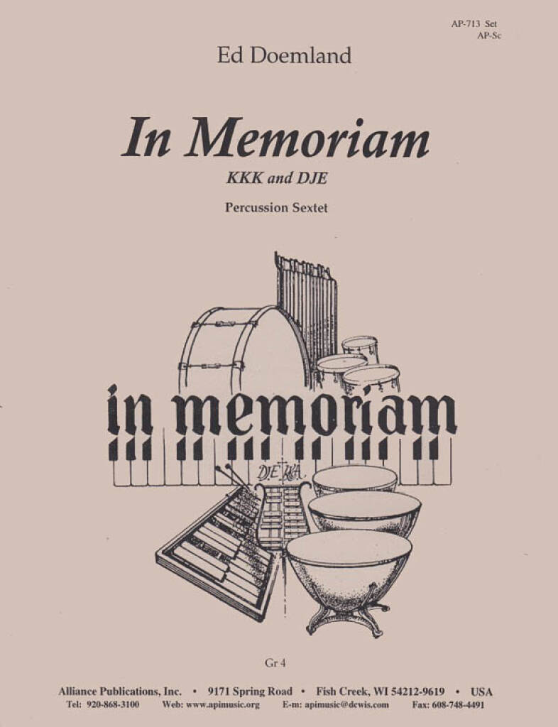 In Memoriam: Percussion Sextet - Set